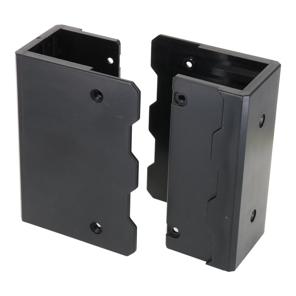 ２ｘ４材中間ジョイント, ブラック, 1個