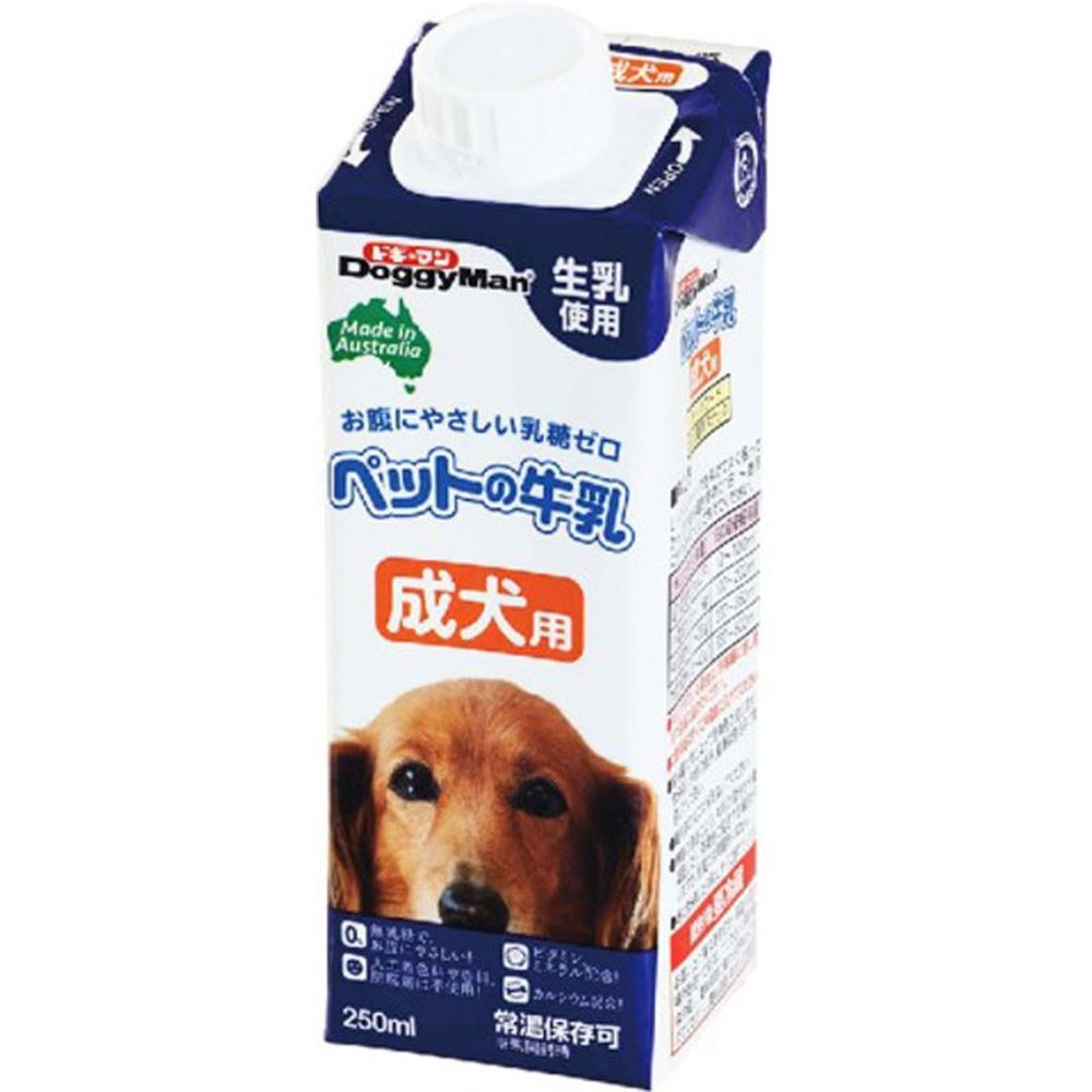 ドギーマン　ペットの牛乳成犬用　250ｍｌ, 成犬用, 250ml