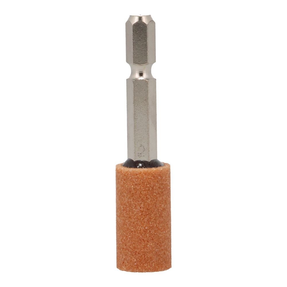 六角軸円筒砥石　13&times;25　金属用　ＴＫー1, 茶, 13&times;25