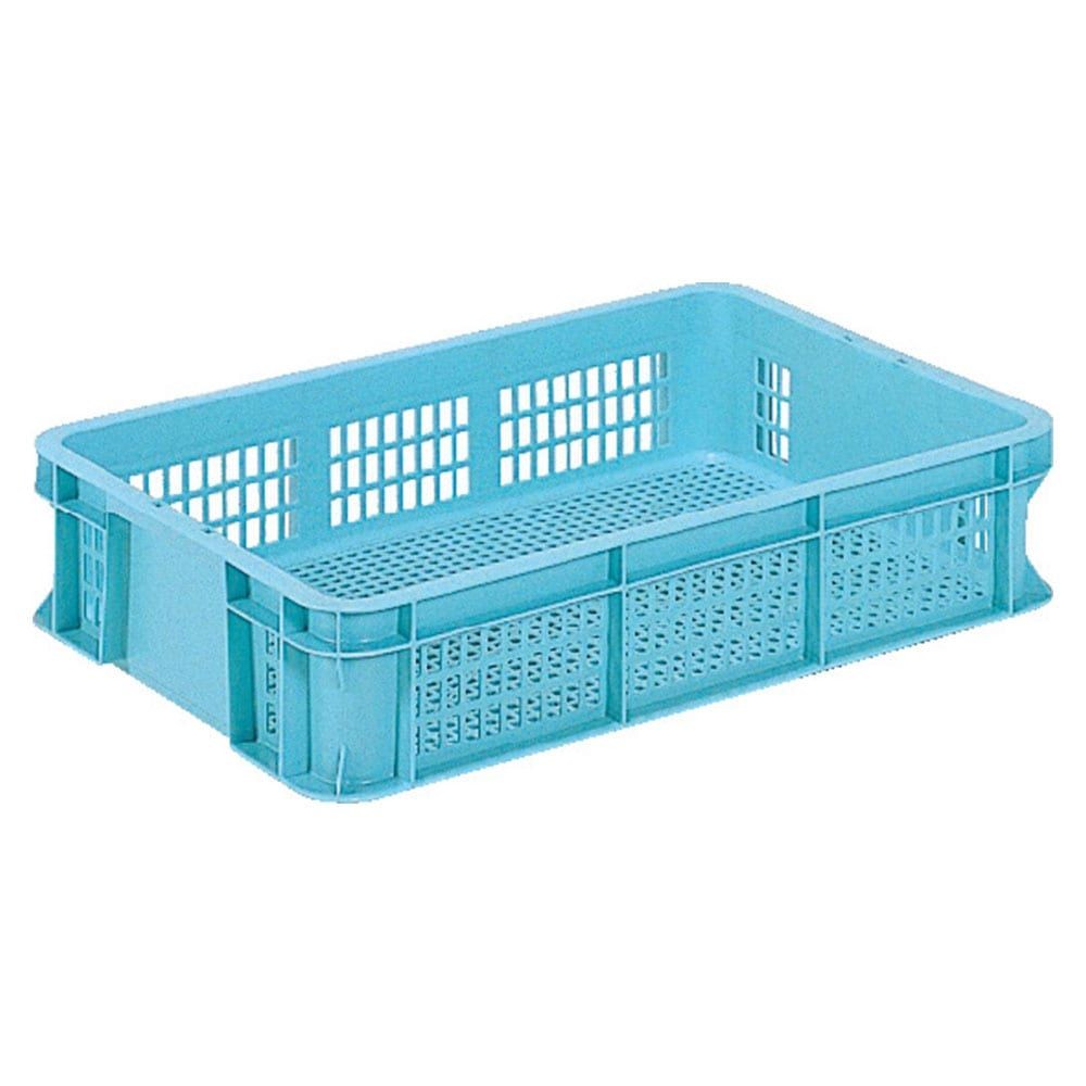 サンコー サンテナー B#18-4 ライトブルー 102903-00 &times;10個セット【メーカー直送・代引不可】【法人限定】, ライトブルー, 10P