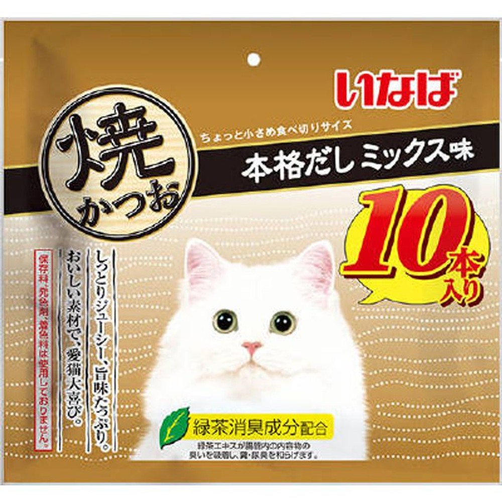 いなば　焼かつお　本格だしミックス　10本, 本格だしミックス, 10本
