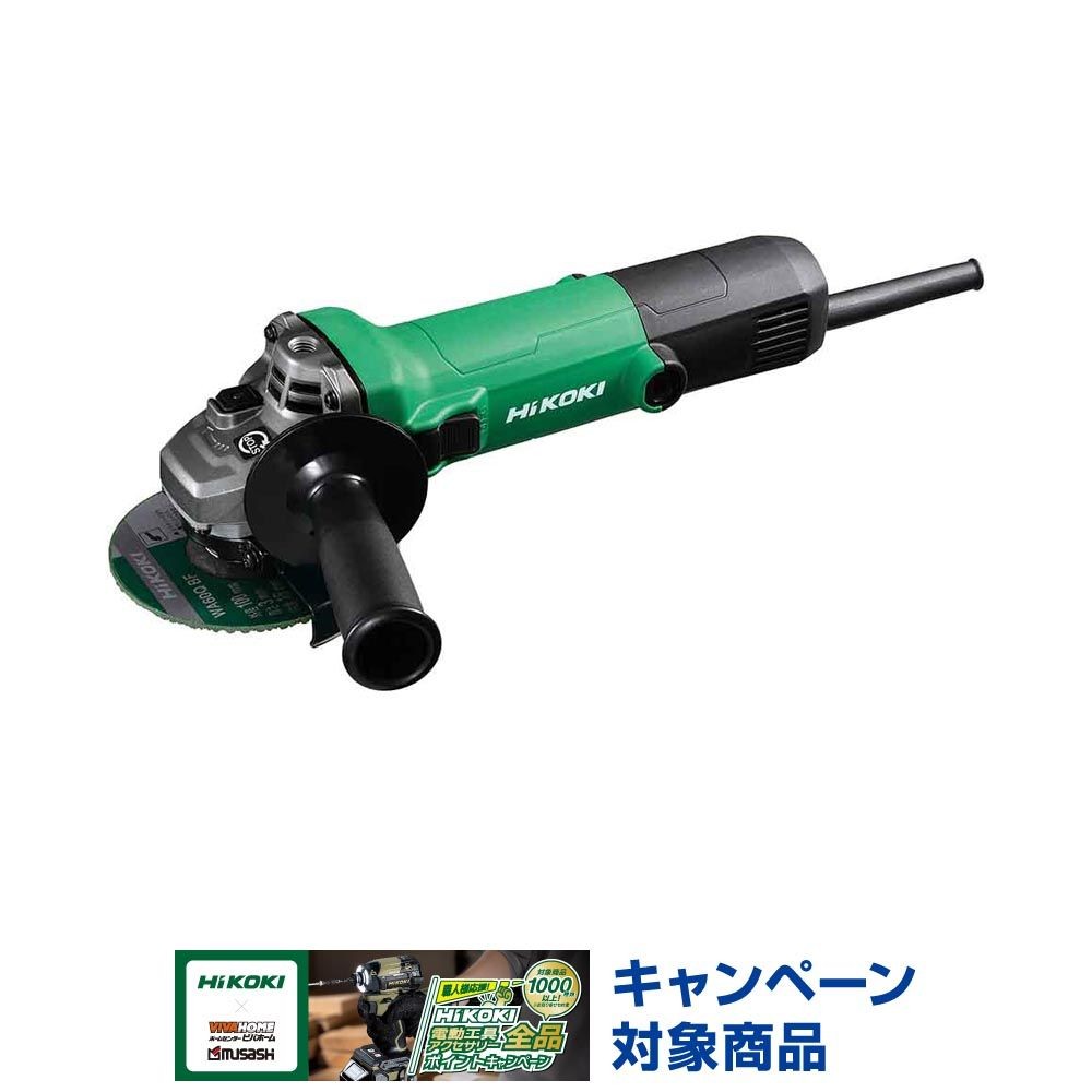 ハイコーキ　HiKOKI 電気ディスクグラインダ G10B4 100V, アグレッシブグリーン, G10B4 100V
