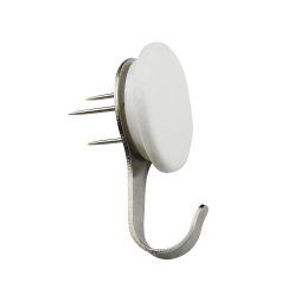 スリーピンフック　アントラー, ホワイト, 2個入り