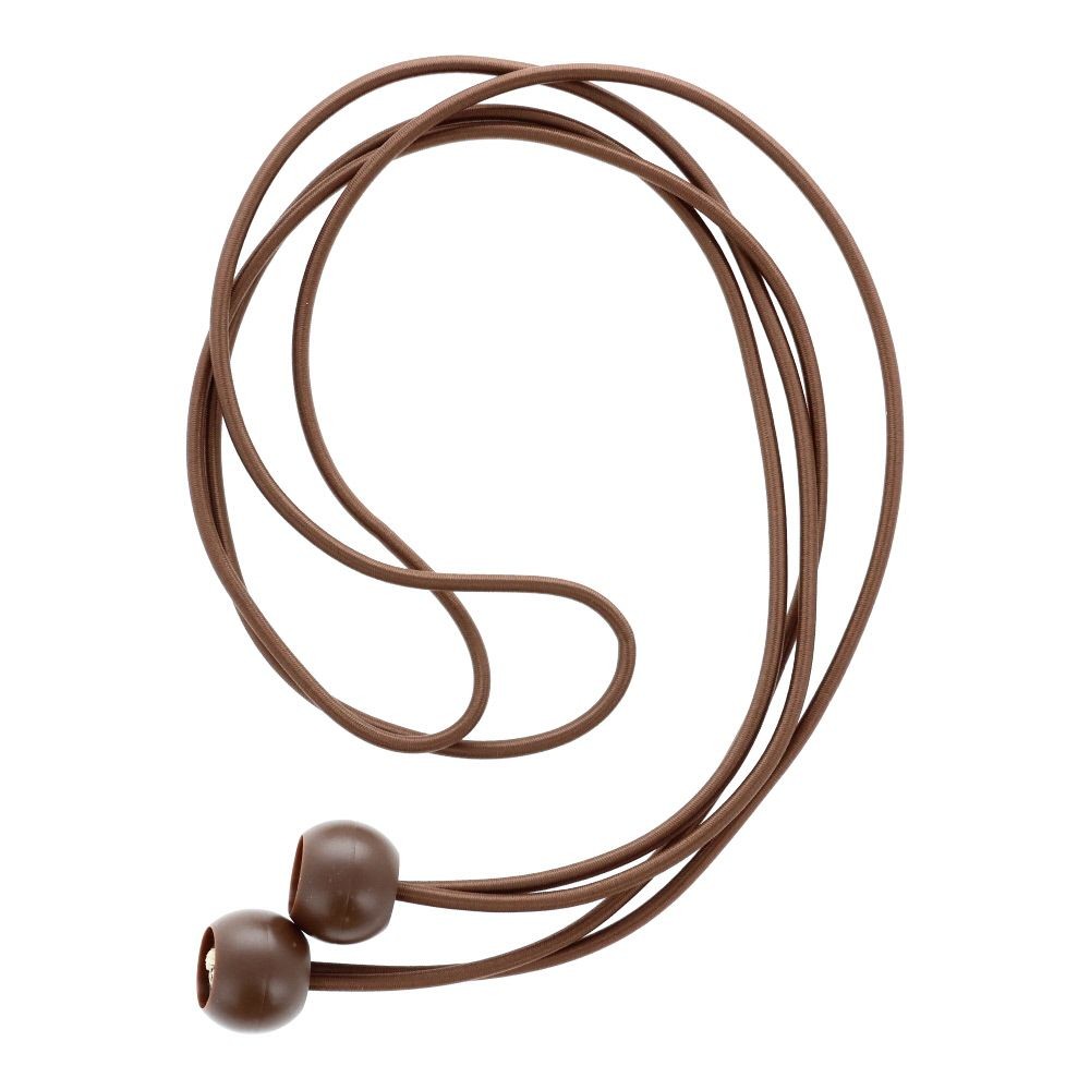 伸縮結束ボールバンド 2本入, ブラウン, 15cm