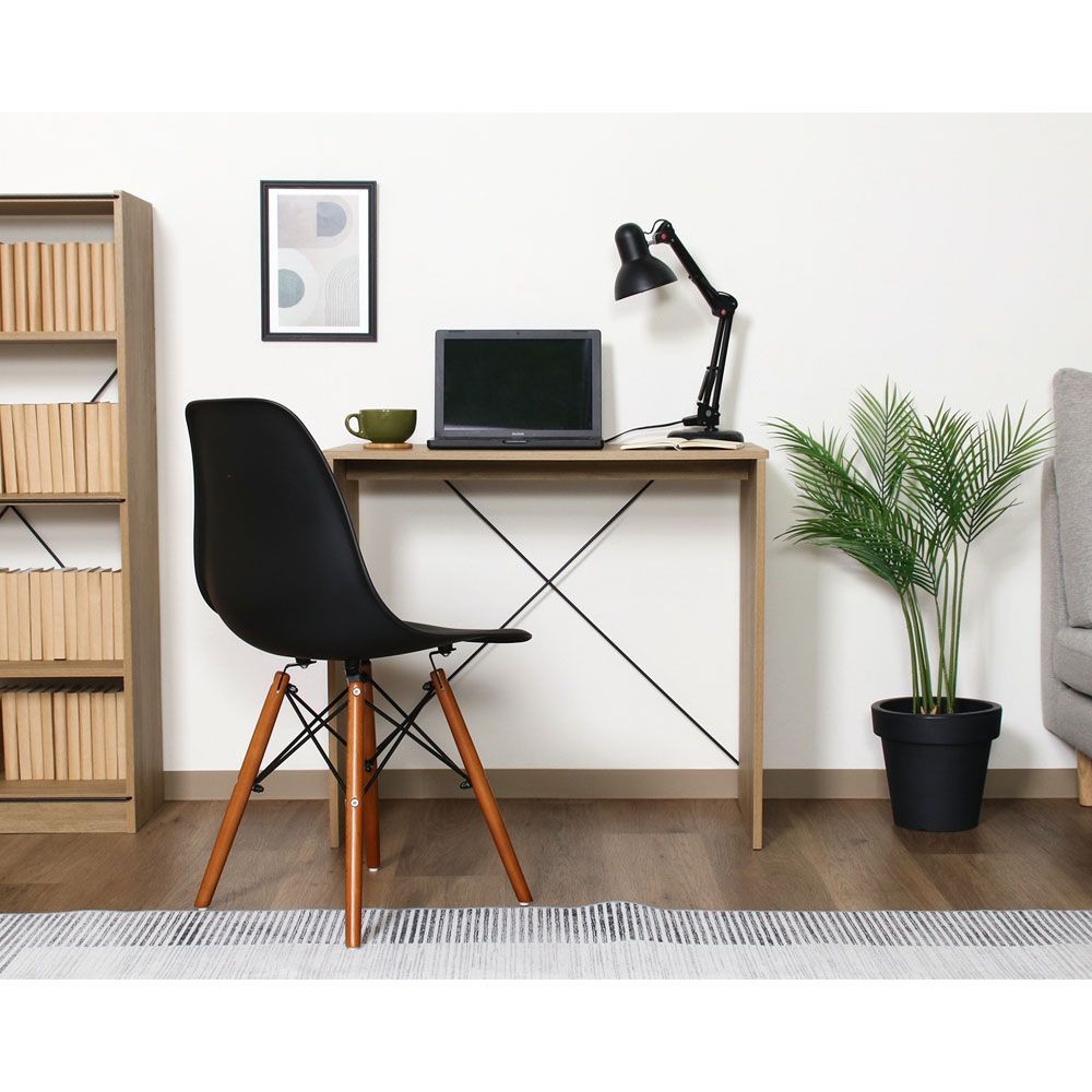 不二貿易 ＥＺＢＯワイヤーデスク　ＯＡＫ　ＮＡ【メーカー直送・代引不可】, ナチュラル, 幅800mm&times;奥行420mm&times;高さ720mm