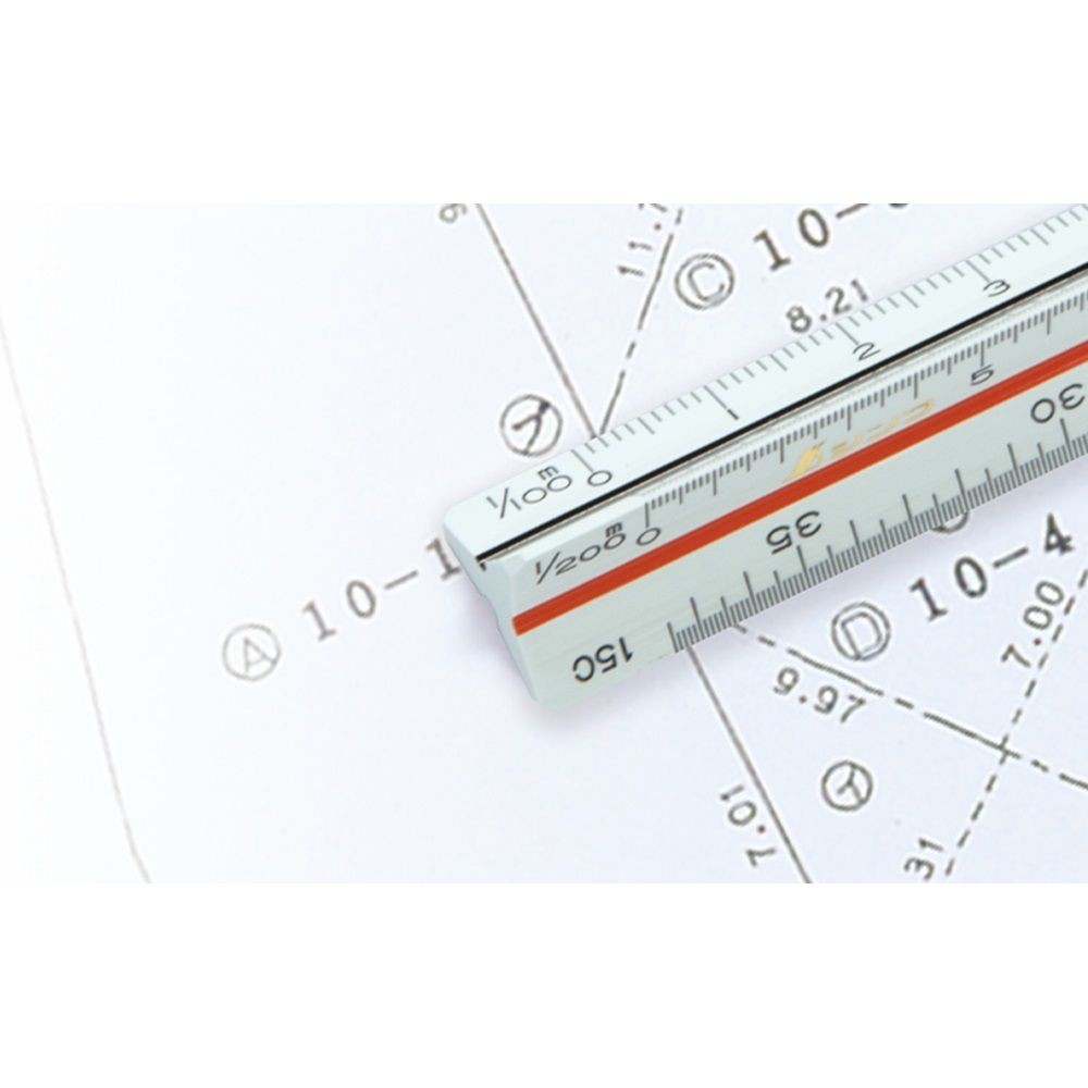 三角スケール A-15 15cm 土地家屋調査士用 JIS, 74969, 170(断面：16&times;16&times;16）mm