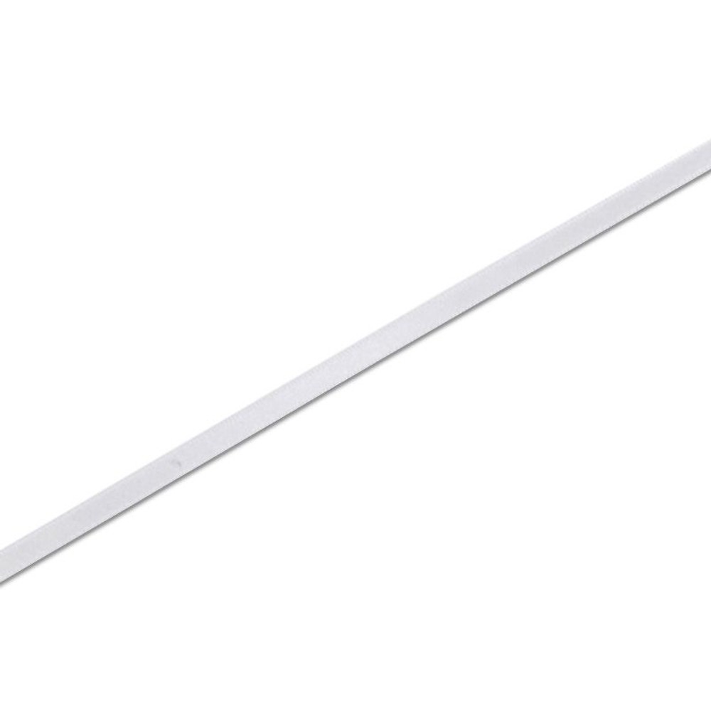 シングルサテンリボン　20m巻　白, ホワイト（3mm）, 3mm