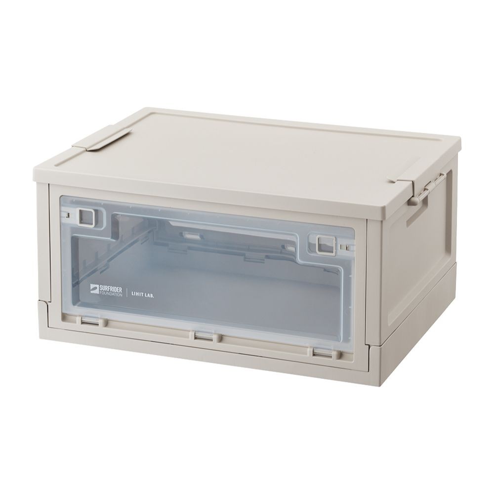 リヒトラブ　フォールディングコンテナ３２Ｌ　シェルホワイト, ホワイト, 32L