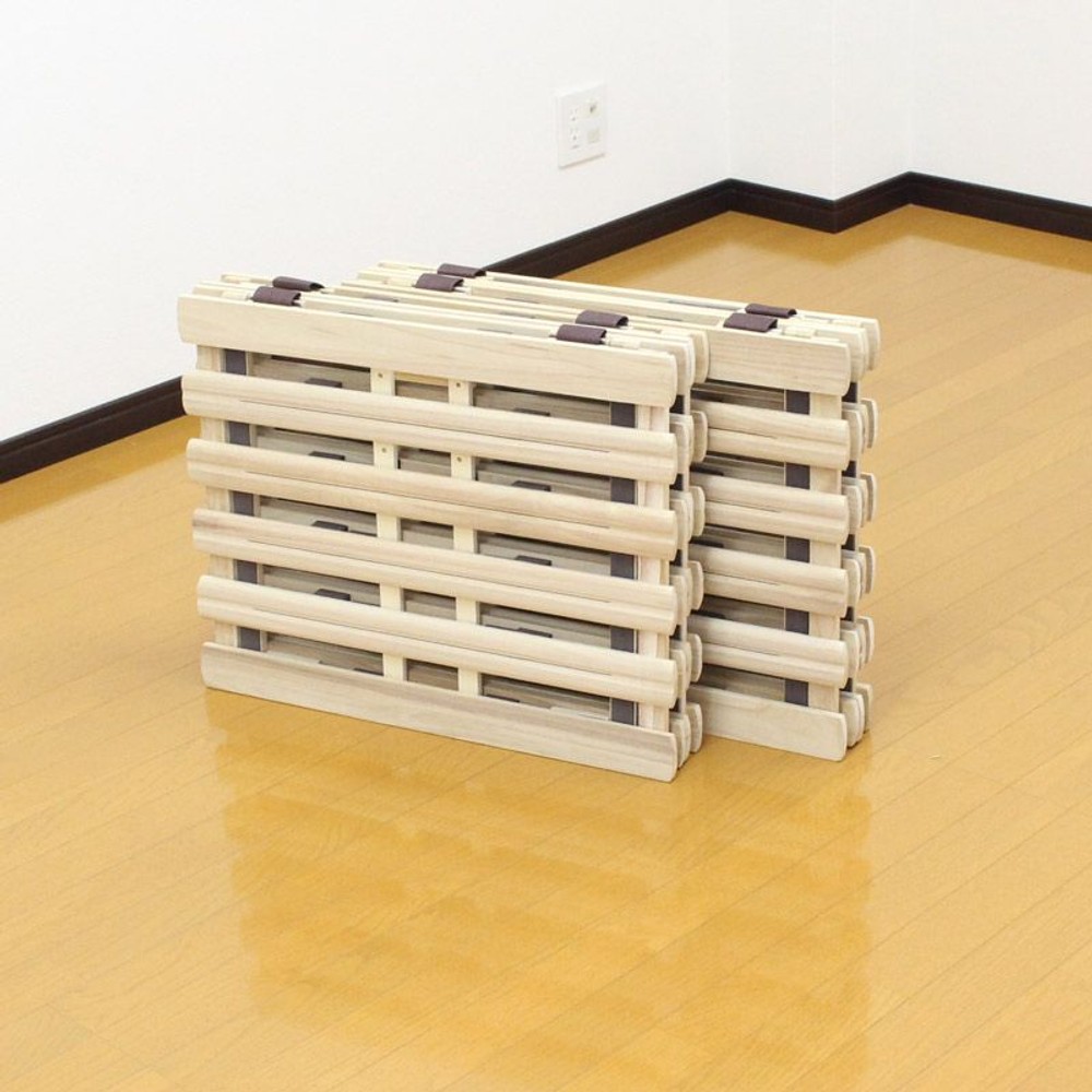 通気性の良い桐すのこベッド, 桐（S）, シングル