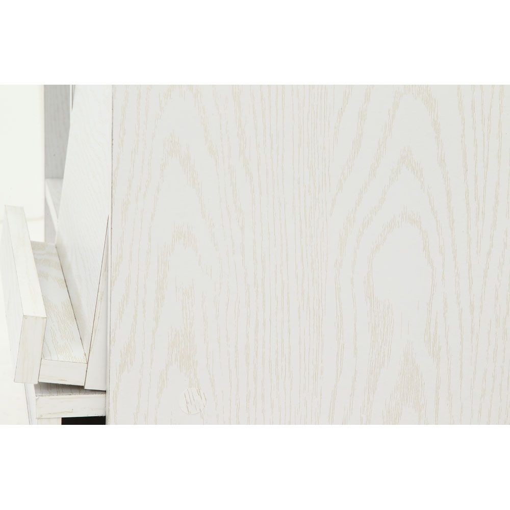 不二貿易 ディスプレイラック　４マス　オークＷＨ　ＤＰ８０８５【メーカー直送・代引不可】, ホワイト, 幅800mm×奥行400mm×高さ850mm