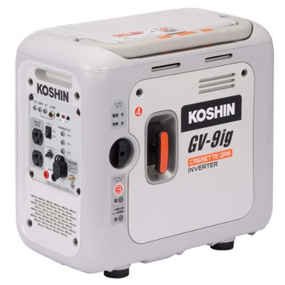 【現行品】工進　カセットガス専用インバーター発電機　ＧＶー9ｉｇ, その他カラー１, その他サイズ１