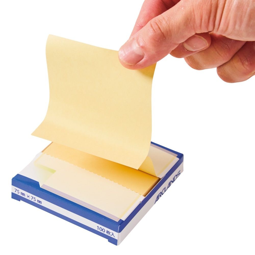 ポップアップ付箋75×75ｍｍ100枚, 黄色, 100P