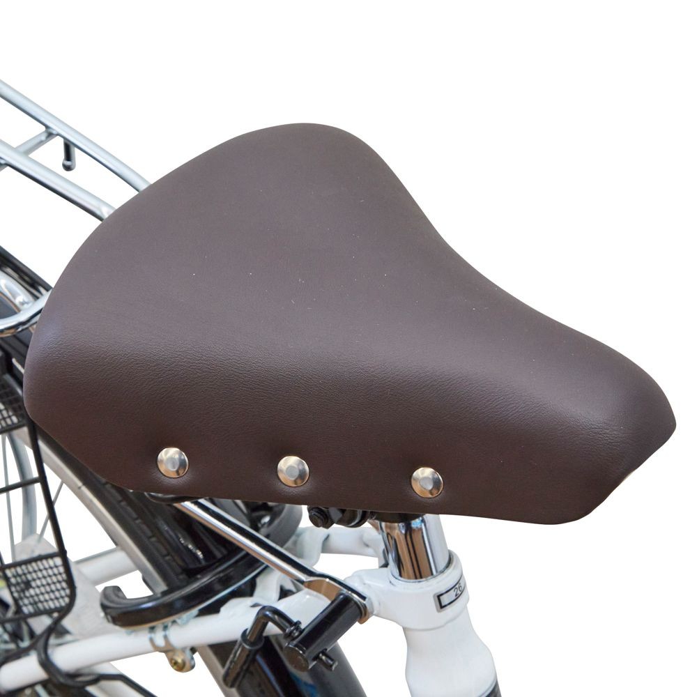 ２６インチ軽快車 外装6段変速　オーディエンス, ホワイト, 26インチ 外装6段