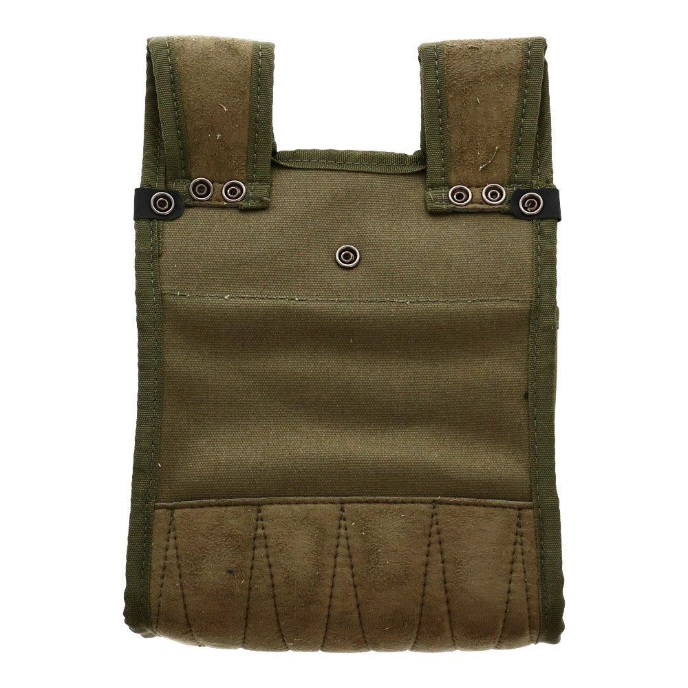 職人作　スリット帆布腰袋, 黒, 幅205mm