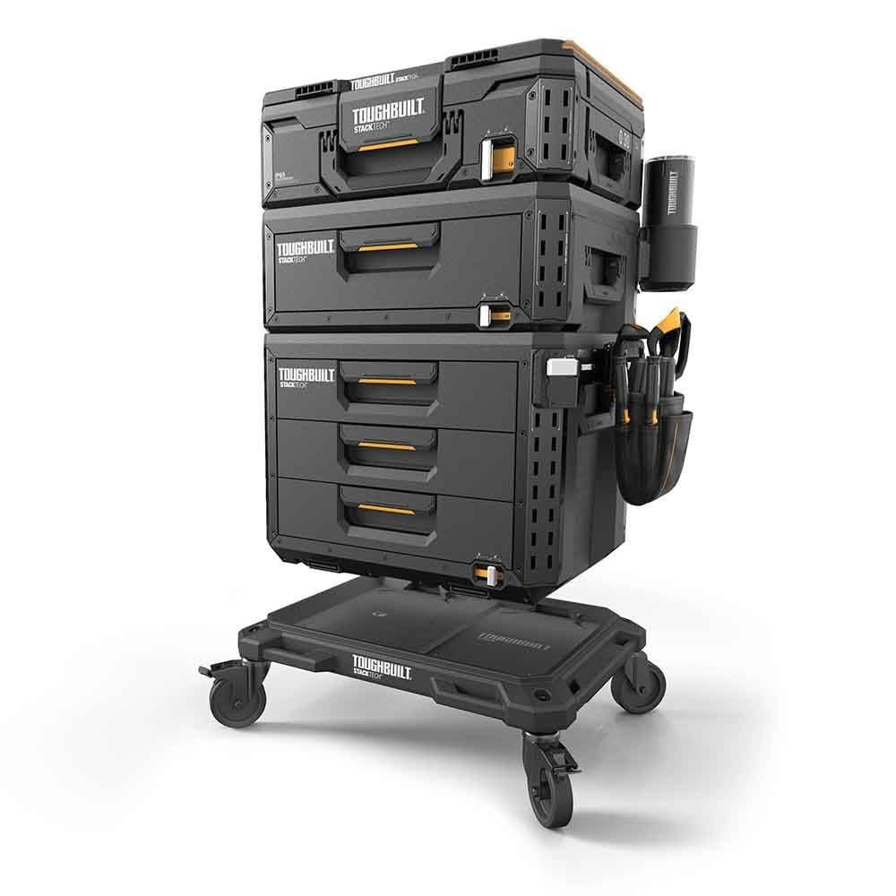 TOUGHBUILT（タフビルト）STACK TECH(スタックテック) 　ドーリーカート, ブラック, TB-B1-T-10
