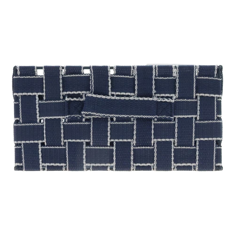 ステンレス取手ＰＰボックス　スクエアＳ, ネイビー, スクエアS