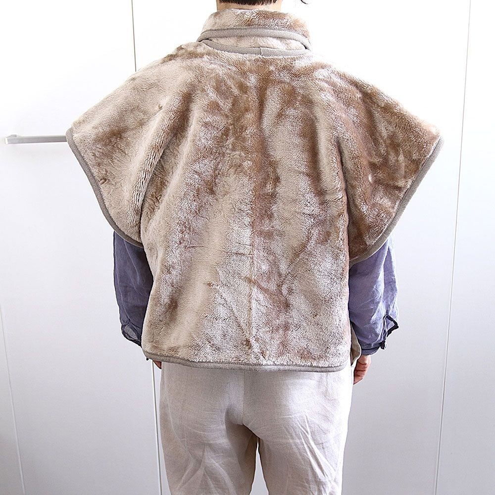 アクリルレーヨン混　肩当て　身幅６５&times;身丈５０ｃｍ　ベージュ, ベージュ, 身丈50cm