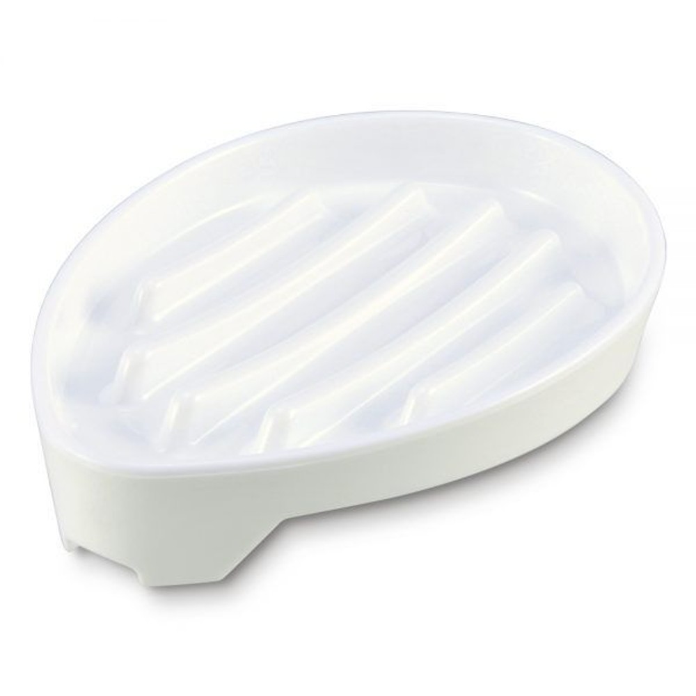 ダイヤ 水切り石けん置き ホワイト, ホワイト, 横約90×縦130×厚23mm