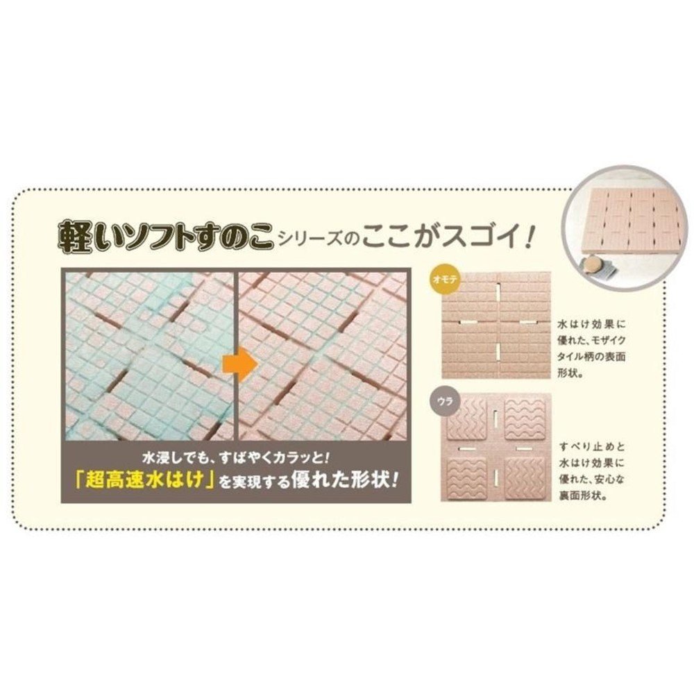 東プレ 軽いソフトすのこ SKB-6085 BL