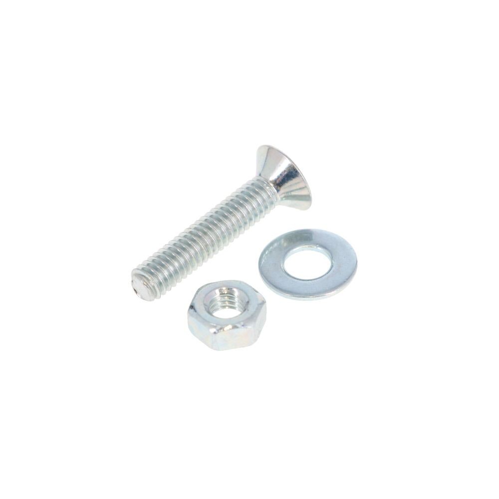 ＤＯー３１３　小ネジ　皿　Ｍ４ｘ２０, ユニクロメッキ, M4&times;20mm