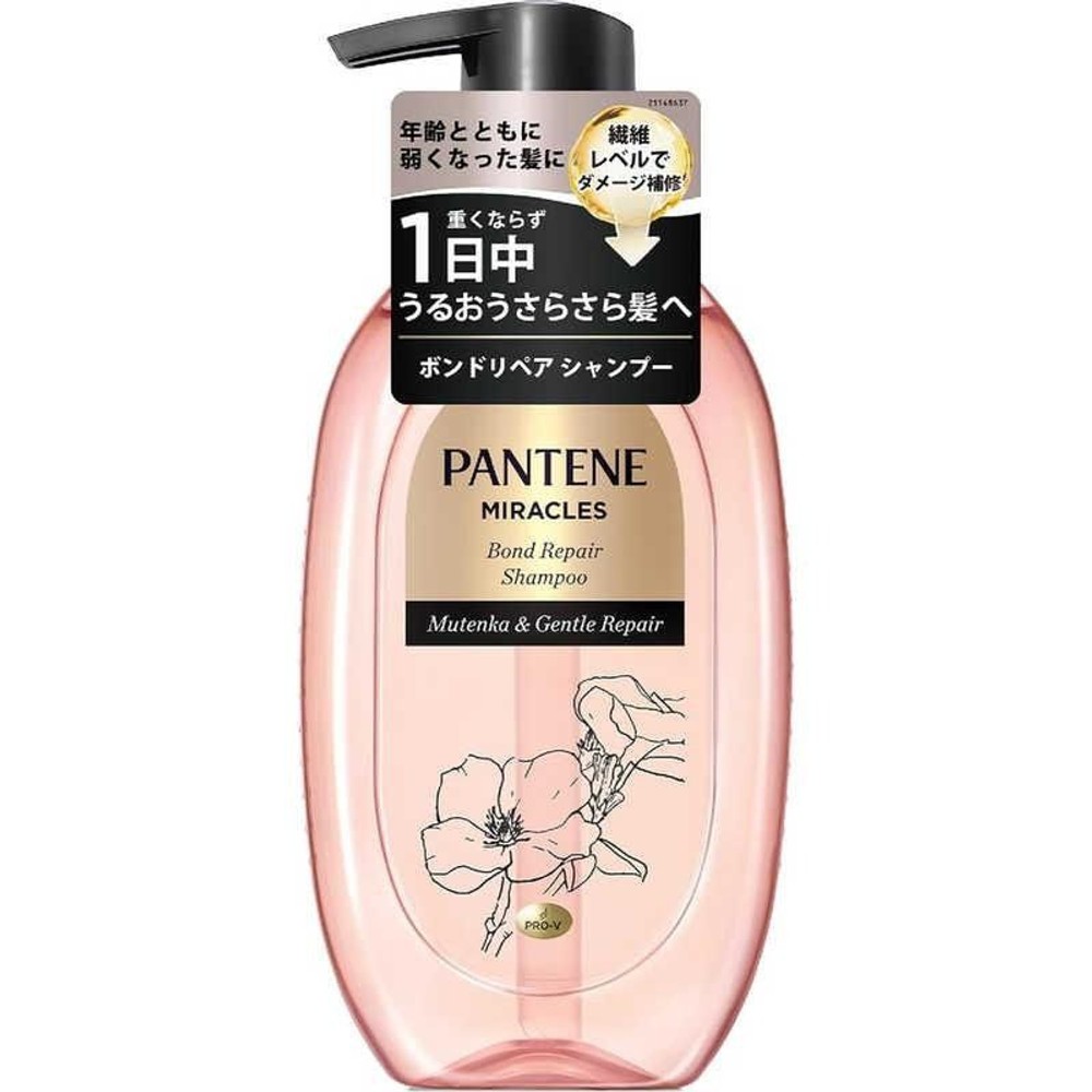 P＆G　パンテーン　ミラクルズ　サルフェート無添加＆ジェントルリペア　シャンプー　ポンプ　４４０ｇ, シャンプー, 440g