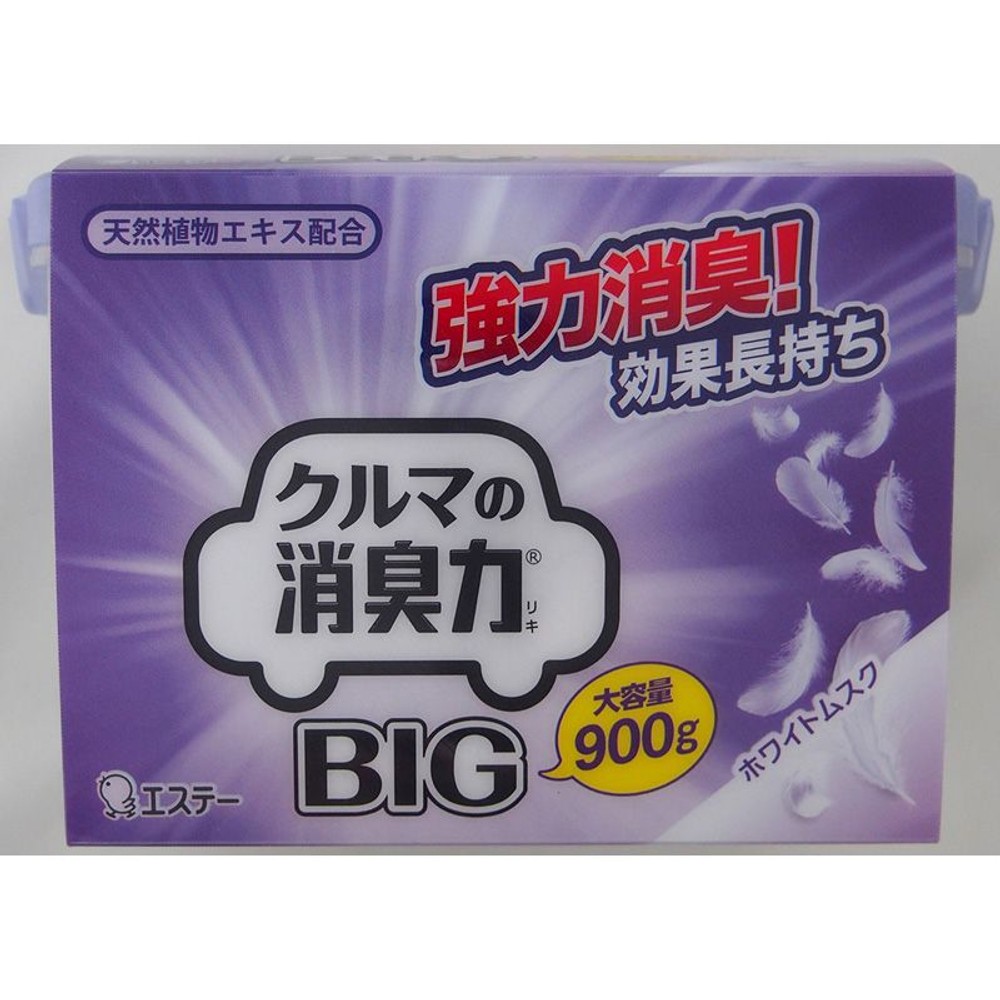 クルマの消臭力　ＢＩＧ　900ｇ　ＷＭ, ホワイトムスク, 900g