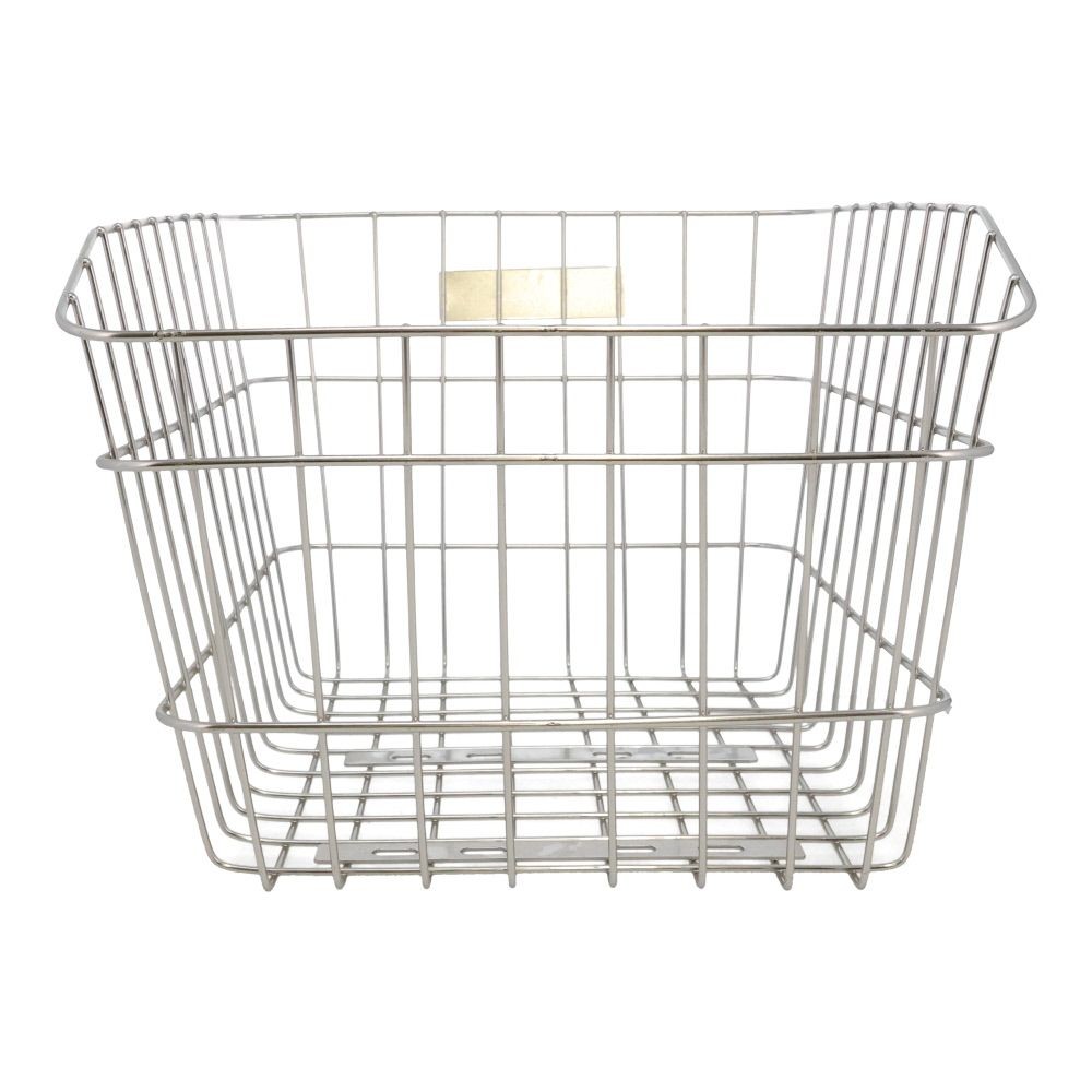 ステンレス後ろカゴ, シルバー, 幅425mm