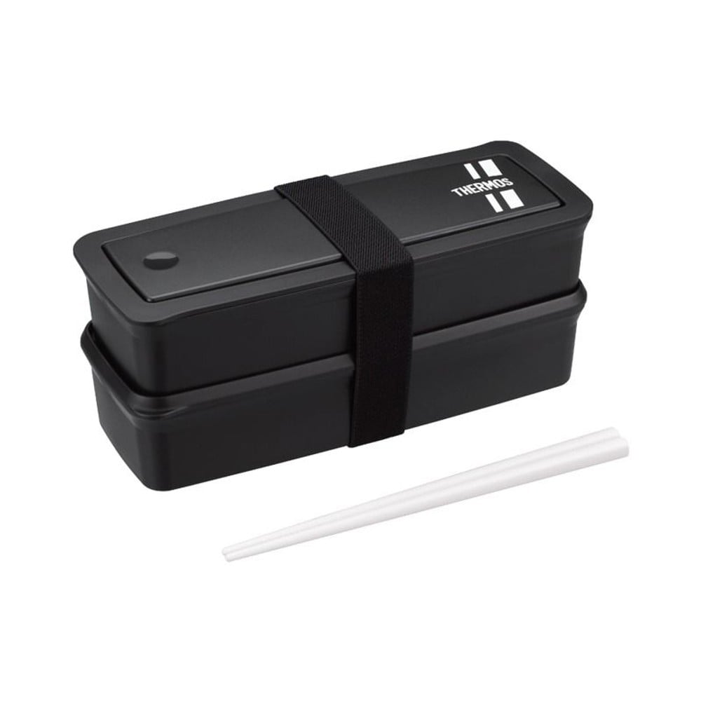 サーモス　フレッシュランチボックス　ＤＪＳー９８１Ｗ　ＢＫＳＬ, ブラックシルバー, 980ml