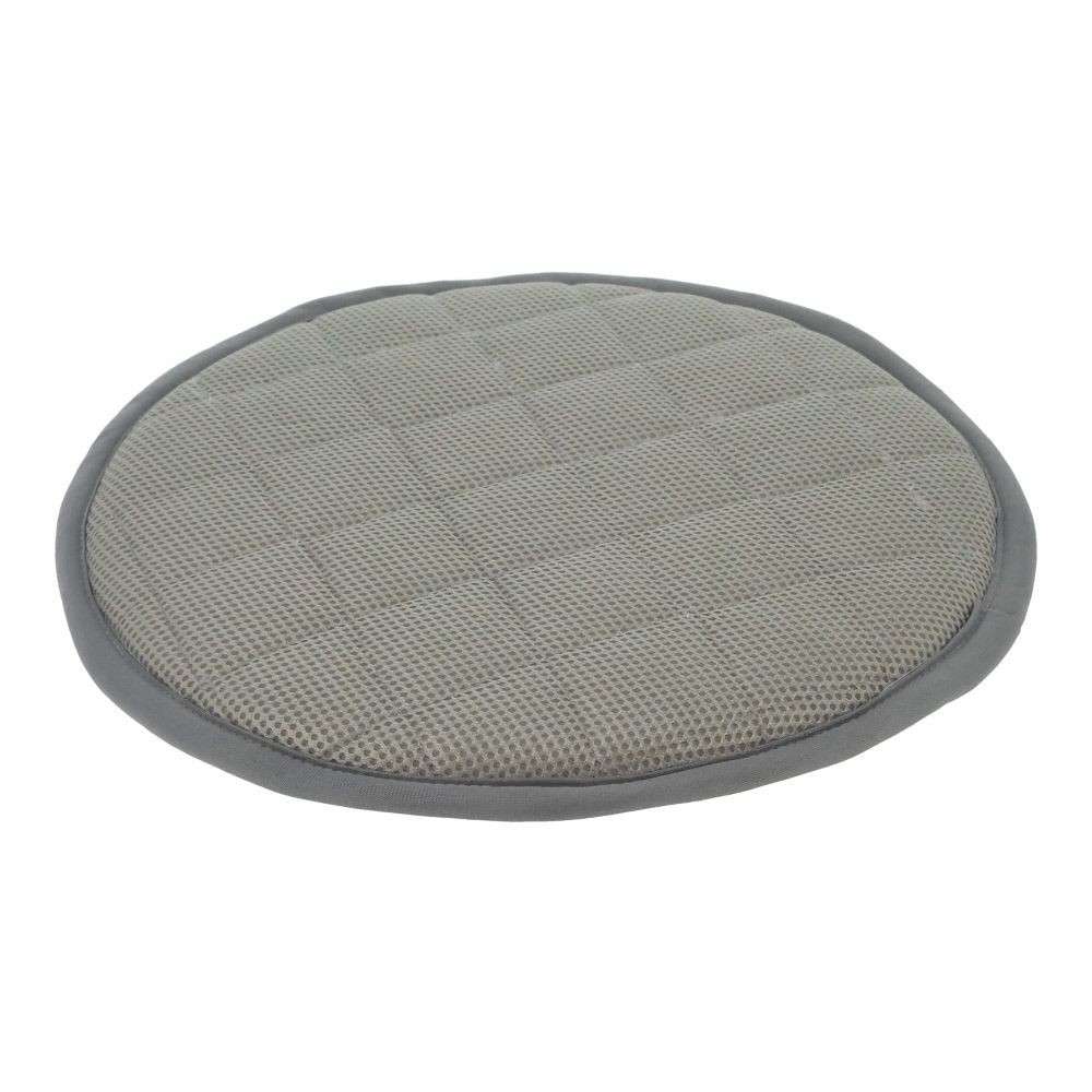 ウイザ WIZ'A メッシュ円形クッション, アイボリー, 約35×35×3cm