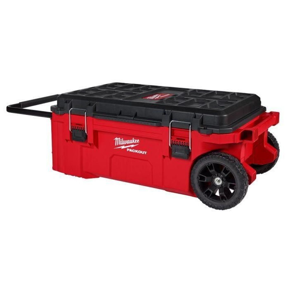 Milwaukee PACKOUT キャリー式ツールボックス XLサイズ 48-22-8428, レッド, XLサイズ