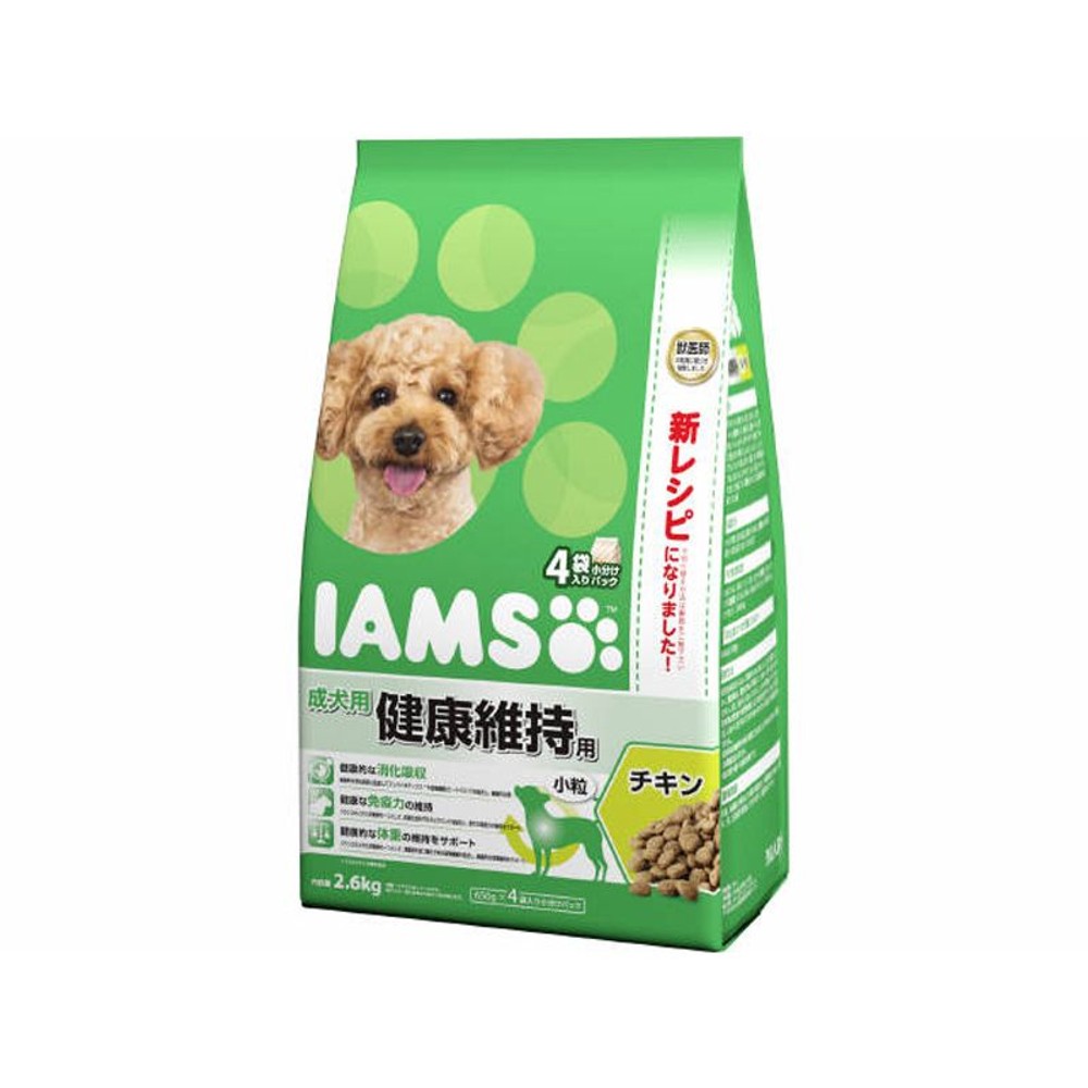 アイムス　成犬用健康維持チキン小粒2．6ｋｇ, チキン小粒, 2.6kg