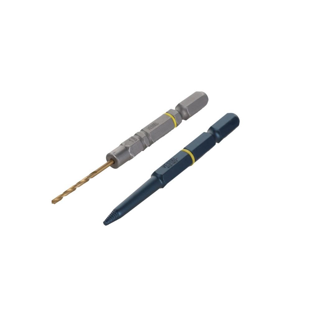 VESSEL 特定用途用ビット ネジはずしビットスリム M3〜M4 ステンレスネジ対応 NEJー4, シルバー, M3〜M4