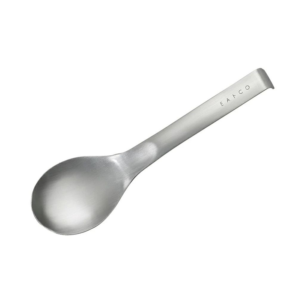 ヨシカワ EAトCO スクウ サービングスプーン Suqu serving spoon, ステンレス, 幅65mm&times;奥行230mm&times;高さ22mm