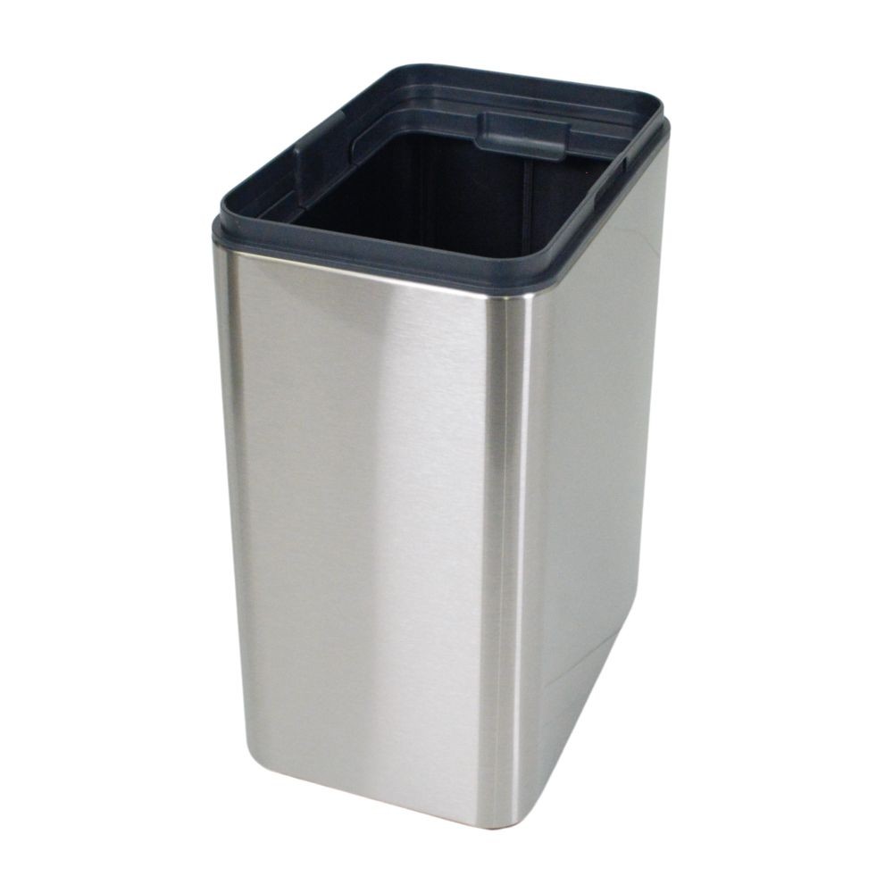 WIZ'A　ウィザ　両開きステンレスセンサーペール　9L, シルバー, 9.0L