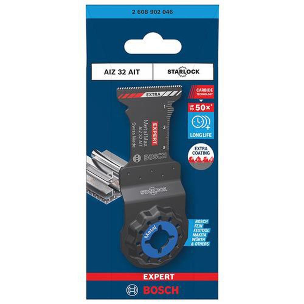 ボッシュ 金属ステン用超硬ブレード AIZ32AIT, ブラック, 刃幅32mm&times;刃長40mm