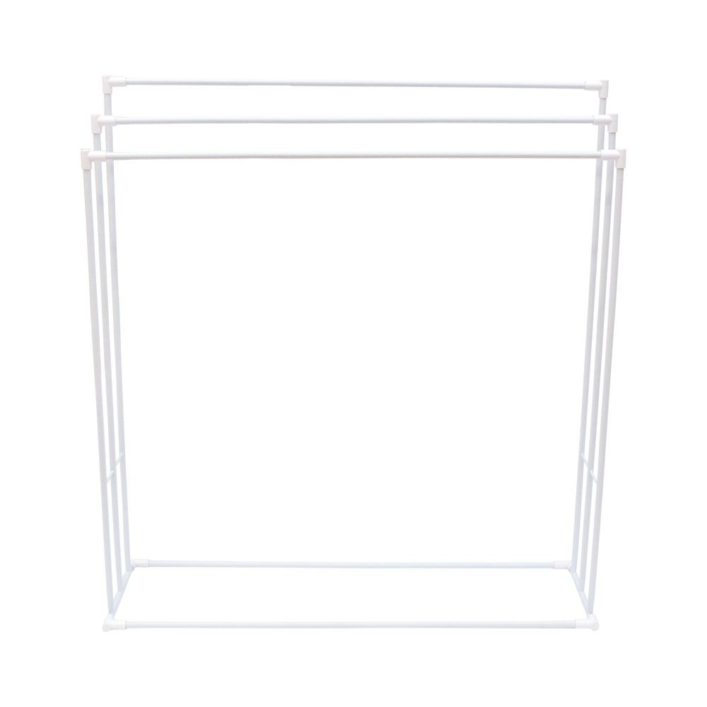 デザイン　バスタオルハンガー　スリム, ホワイト, スリム