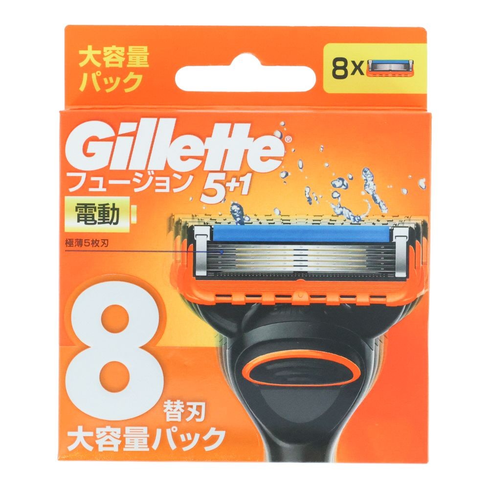 Ｐ＆Ｇ　ジレット　フュージョン５＋１パワー　替刃　８個入, 替刃, 8個入