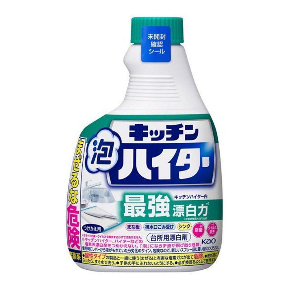キッチン泡ハイター　つけかえ用　４００ｍｌ, 台所漂白剤, 400ml