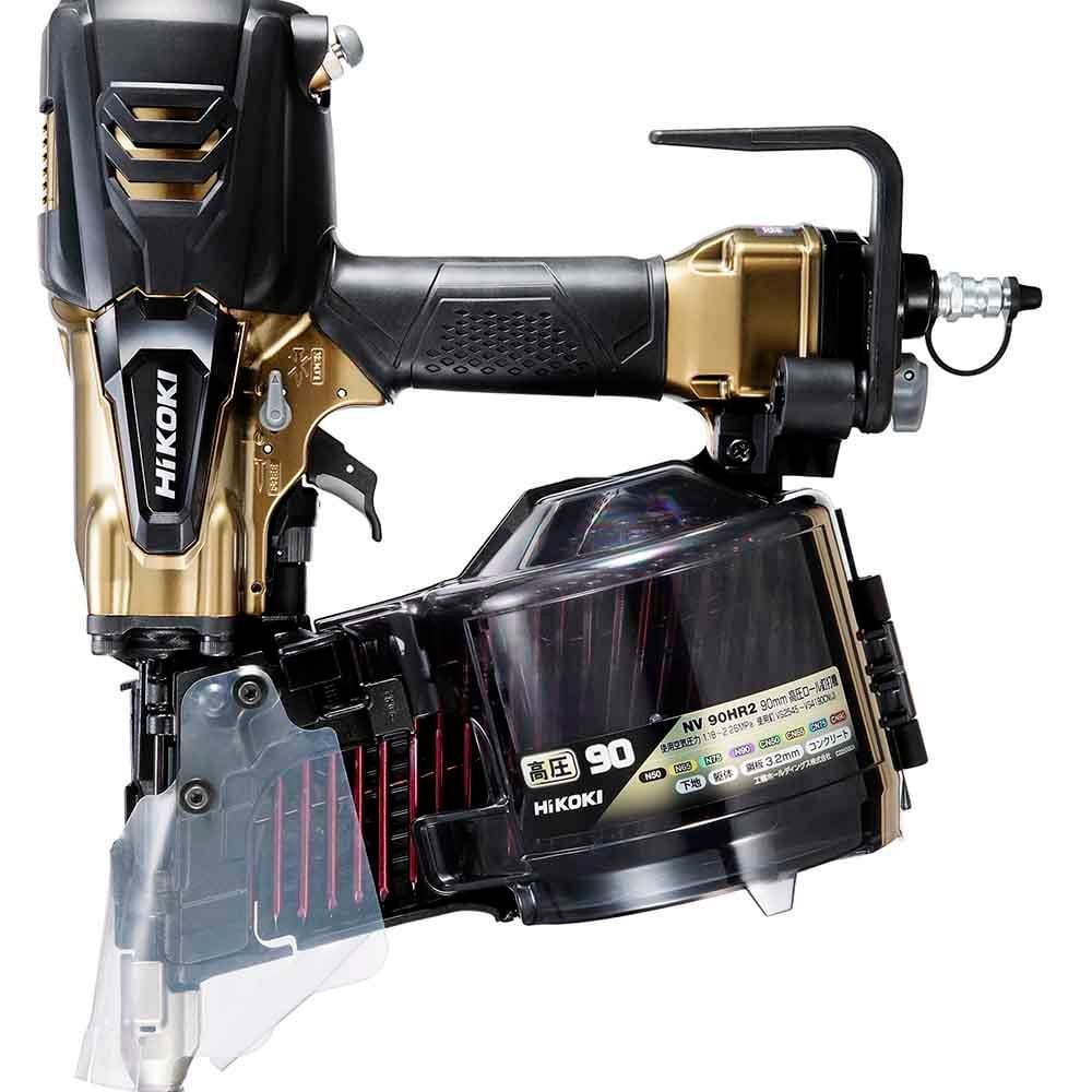 ハイコーキ　HiKOKI 高圧ロール釘打機 NV90HR2 (S), ゴールド, NV90HR2 (S)