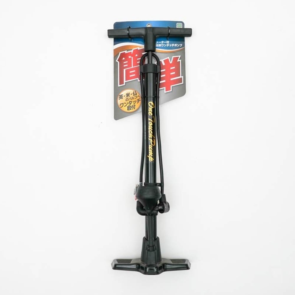 メーター付簡単ワンタッチポンプ, ブラック, 幅220&times;奥行130&times;高さ650