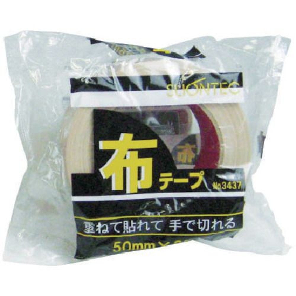 ＮＯ．8000梱包用布テーププレミアム50×25, ベージュ, 50mm×25m