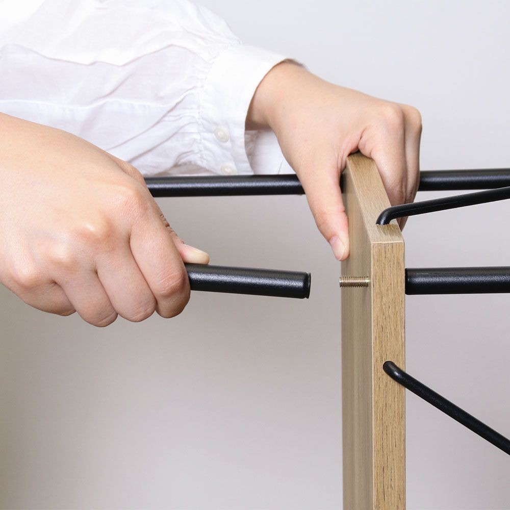 不二貿易 ＥＺＢＯツイストロック　オープンラック５段　ＯＡＫ　ＮＡ【メーカー直送・代引不可】, ナチュラル, 幅615mm&times;奥行306mm&times;高さ1390mm