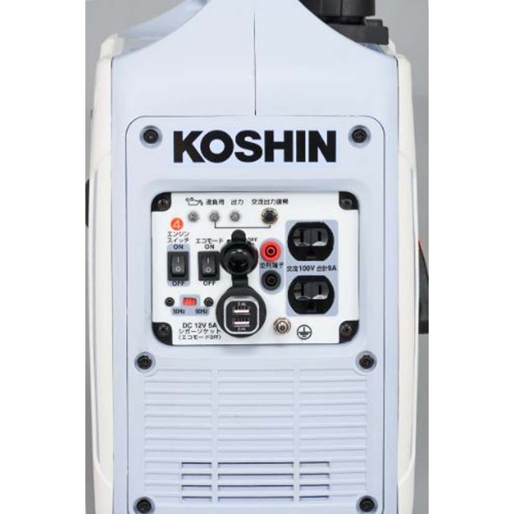 【現行品】工進インバーター発電機ＧＶー9ＳＥ, ホワイト, GV‐9SE