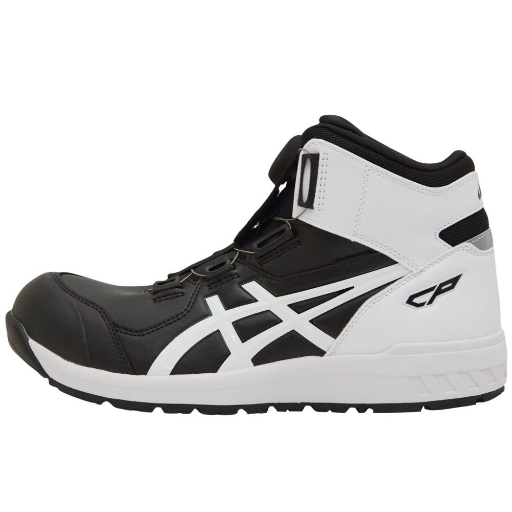 アシックス（ASICS） ウィンジョブCP304  BOA ブラック&times;ホワイト, ブラック&times;ホワイト, 25.0cm