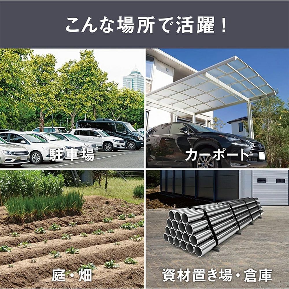 7.5W 3灯スライド型LEDセンサーライト S-340L 株式会社ムサシ, ブラック, 幅171mm&times;奥行170mm&times;高さ128mm