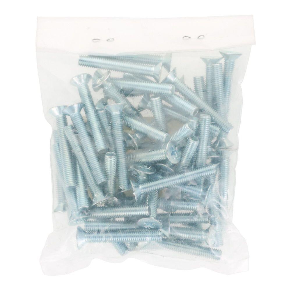 ユニクロ　小ねじ　皿　Ｍ５&times;３５　５０個入り, 小ねじ, M5&times;35