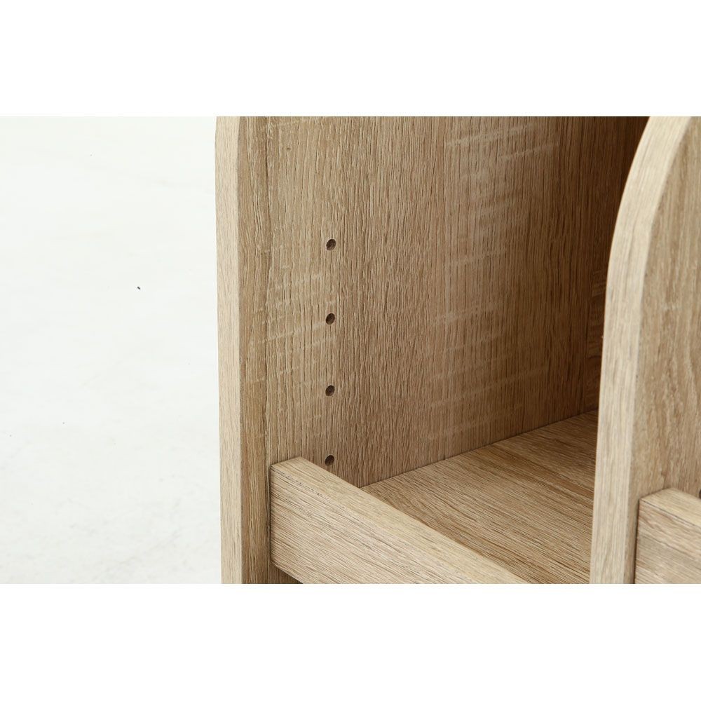 不二貿易 キッズブックラック　オーク【メーカー直送・代引不可】, オーク, 幅865mm×奥行298mm×高さ600mm