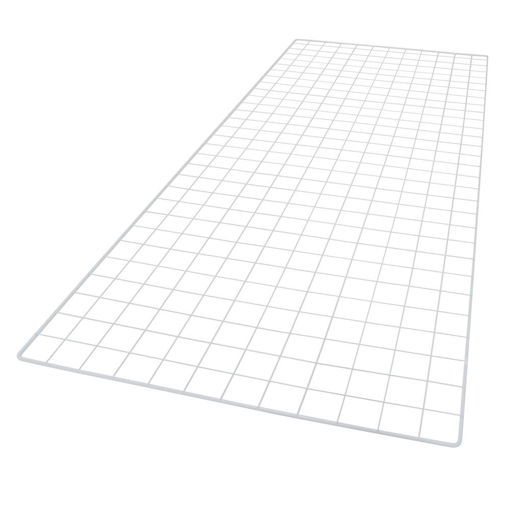 メッシュパネル 幅600mm, 白（1500）, 長さ1500mm