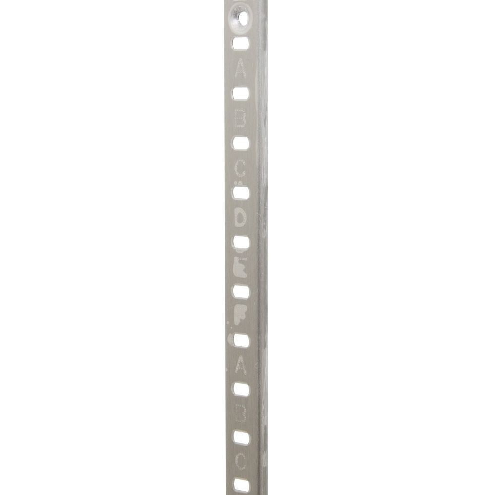 杉田エース　棚柱　６１０ｍｍ, シルバー, 2個入り