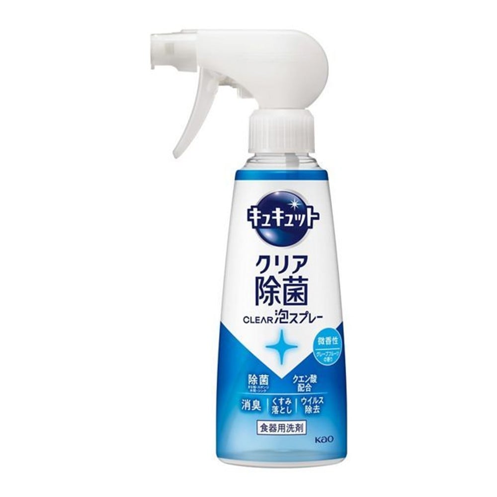 キュキュット　クリア除菌ＣＬＥＡＲ泡スプレー　微香性　本体, 微香性, 280ml